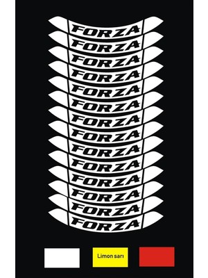 Yeni Özel  Motosiklet Jant Şeridi Honda Forza Kalın Sağ-Sol/ön-Arka