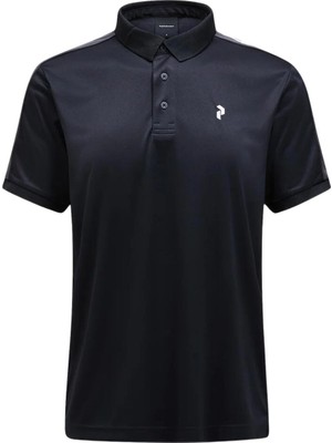 Peak Performance Player Polo Erkek Siyah Polo Tişört