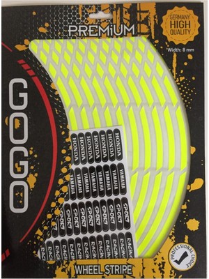 Yeni Özel  Motosiklet Jant Şeridi Yeni Özel  Motosiklet Honda Yamaha Uyumlu Sağ-Sol/ön-Arka