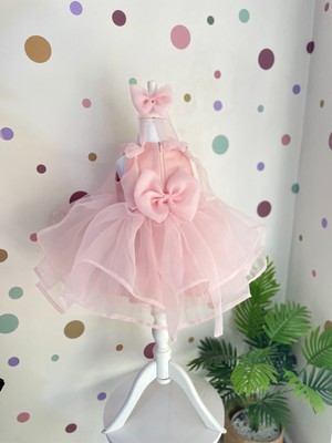 Pudra  Çocuk Özel Gün Elbisesi