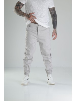 Gri Kot Jogger Pantolon