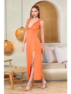 Cossy By Aqua Kadın 25556 Turuncu Gecelik