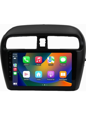 SmartGO Mitsubishi Space Star 2014-2022 6+64 GB Android Carplay Multimedya Sistemiuyumlu Lüks Ekran  Wİ-Fİ (Yazılımsal)