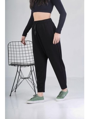 Siyah Baget Pantolon