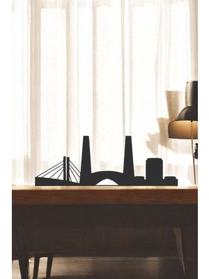 Tokyo Line Art Figür - Minimalist Dekor & Koleksiyon, Ev Dekoru, 3D Baskı