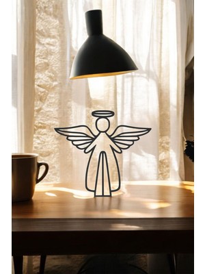 Melek Line Art Figür - Minimalist Dekor & Koleksiyon, Ev Dekoru, 3D Baskı