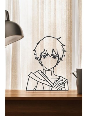 Anime Line Art Figür - Minimalist Dekor & Koleksiyon, Ev Dekoru, 3D Baskı