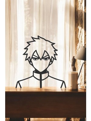 Anime Line Art Figür - Minimalist Dekor & Koleksiyon, Ev Dekoru, 3D Baskı