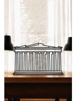 Partenon Line Art Figür - Minimalist Dekor & Koleksiyon, Ev Dekoru, 3D Baskı