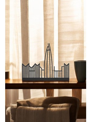 London Line Art Figür - Minimalist Dekor & Koleksiyon, Ev Dekoru, 3D Baskı