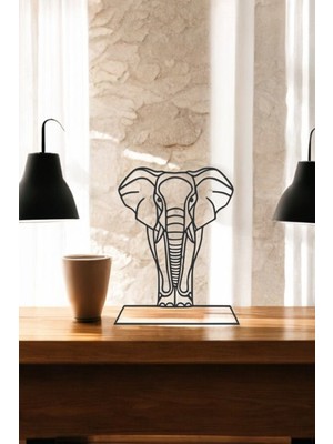 Fil Line Art Figür - Minimalist Dekor & Koleksiyon, Ev Dekoru, 3D Baskı