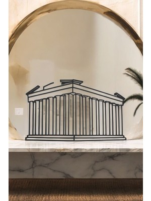 Partenon Line Art Figür - Minimalist Dekor & Koleksiyon, Ev Dekoru, 3D Baskı