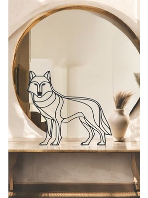 Kurt Line Art Figür - Minimalist Dekor & Koleksiyon, Ev Dekoru, 3D Baskı