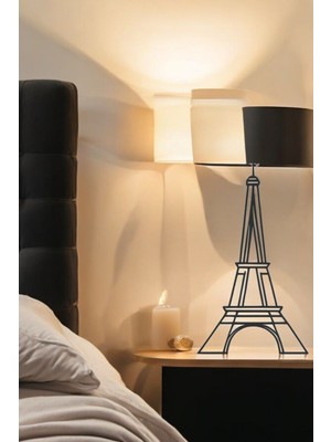 Eiffel Kulesi Line Art Figür - Minimalist Dekor & Koleksiyon, Ev Dekoru, 3D Baskı