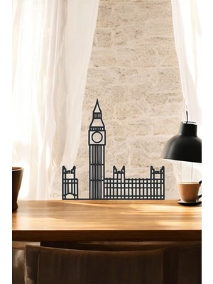 London Line Art Figür - Minimalist Dekor & Koleksiyon, Ev Dekoru, 3D Baskı