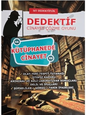 Dedektiflik Cinayet Çözme Oyunu - Kütüphanede Cinayet