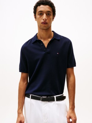 Tommy Hılfıger Essentıal Cotton Knıtted Polo Polo Yaka T-Shirt