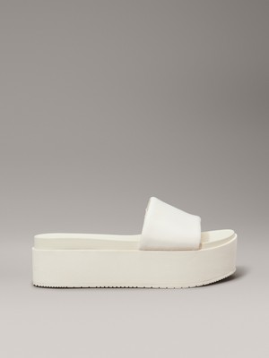 Calvın Kleın Flatform Sandal Slıde In Nylon Terlik