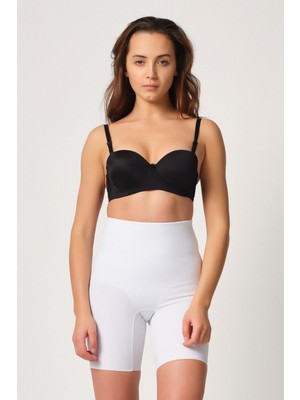 Beyaz Mı Emay 2816 Yüksek Bel Boxer Lazer Korse