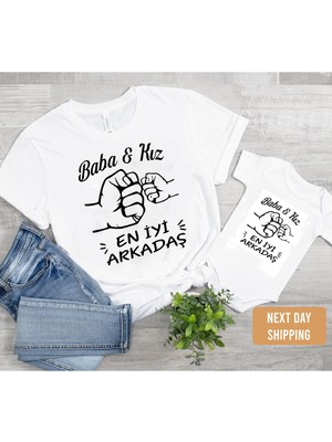 Baba Kız En Iyi Arkadaş Zıbın (Tek Ürün Fiyatıdır Kombin Yapmak Için 2 Adet Sepete Ekleyiniz)