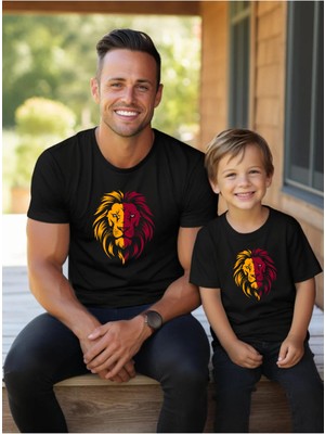 Sarı Kırmızı Leon Baba Oğul Kız Tek Ürün Fiyatıdır Kombin Yapmak Için En Az 2 Adet Sepete Ekleyiniz