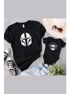 Mandolarian Baby Yoda Baba Oğul Kız Tek Ürün Fiyatıdır Kombin Yapmak Için En Az 2 Adet Sepete Ekle
