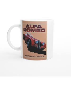 Alfa Romeo 1938 Tipo Klasik Yarış Arabası Kupa