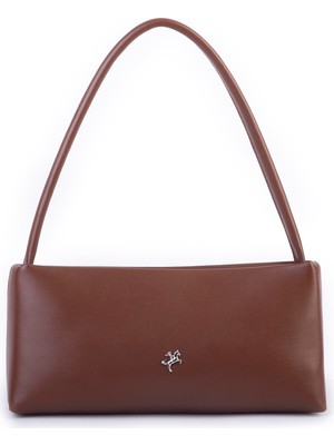 Nas Bag Kadın Basic Baget Omuz ve Çapraz Çanta Taba Kımera (27X12 cm )