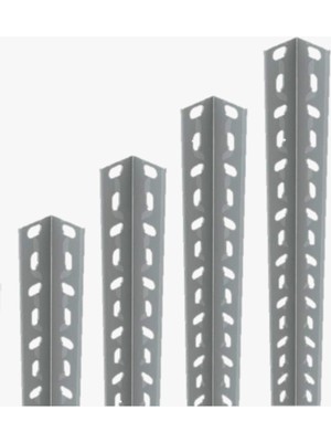 Rafburada 12 Adet 200 Cm Galvaniz Çelik Raf Profil - 1,5 mm