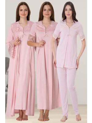 Pembe Hamile Lohusa Set