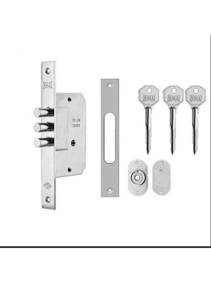 Kale Kilit Prazis Silindirli Gömme Emniyet Kilidi 189 3mf 3 Anahtarlı