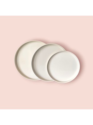 Tepsi Seti - Metal Çay Tepsisi Kahve Tepsisi Sunum Kahvaltı 3'lü Tepsi Seti