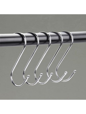 Rafburada 25 Adet Çok Amaçlı S Kanca - Aksesuar Kancası - 7.5 cm