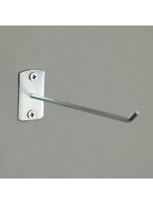 Rafburada 25 Adet Montaj Kancası - Duvara Ve Suntaya Montaj Kanca - Aksesuar Kancası - 15 cm