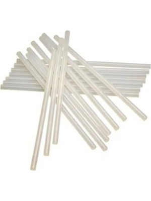15 Adet Sıcak Ince Mum Silikon 7 mm Boy 15 cm