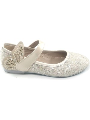 Çok Hafif Çok Rahat Iç Tabanı Ortopedik Kelebek Detaylı Kız Çocuk Babet