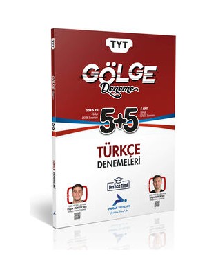 Paraf Yayınları Tyt Türkçe Gölge Deneme