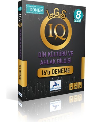 Paraf Yayınları Paraf 2023 Lgs 8.sınıf 1.dönem Iq Din Kültürü 16'lı Deneme