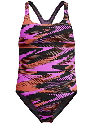 Speedo Hyperboom Alv Mdlt Jf Purple Kız Çocuk Mayosu 8-00372818290 Mor