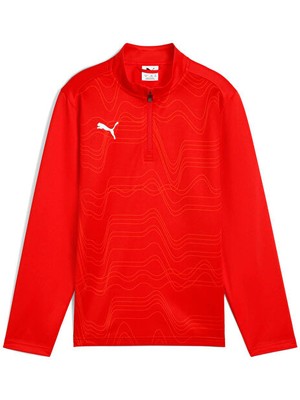 Puma Teamgoal Trg 1/4 Zip Top Gpc Erkek Futbol Antrenman Uzun Kollu Tişört 66006601 Siyah