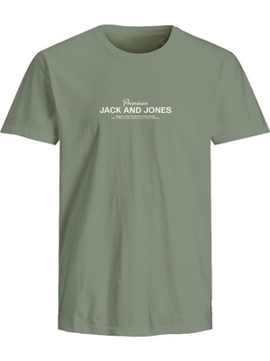 Jack Jones Yazı Baskılı Erkek Tişört 12282250
