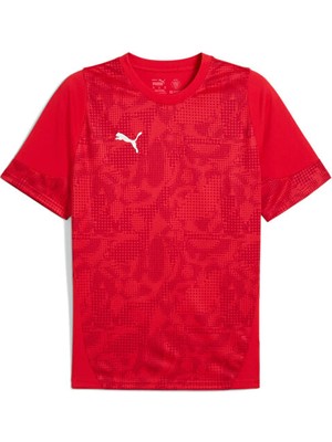 Puma Teamcup Traınıng Jersey Erkek Futbol Tişörtü 65916701 Kırmızı