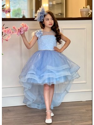 Uğur Böceği Çocuk Kat Kat Abiye Kostüm 3'lü Set