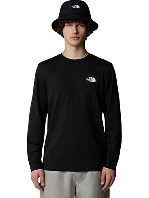 The north face M L/s Simple Dome Tee Erkek Günlük Uzun Kollu Tişört NF0A87QNJK31 Siyah