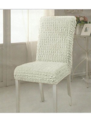 4'lü Bürümcük Lastikli Sandalye Örtüsü Standart