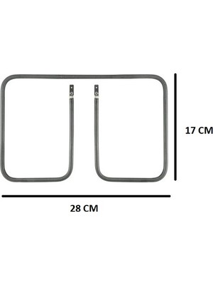 Korkmaz Uyumlu Marka Tost Makinası Rezistansı 900W-110V- 28X17 cm