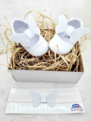 Patik Ayakkabi Bilekten Gizli Lastikli Giydirimi Kolay,  Bandana Seti ile Takım