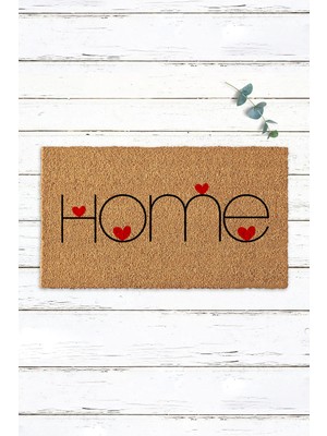 Kalpli Desenli Home Kapı Önü Paspası Koko Paspas Kıl Paspas