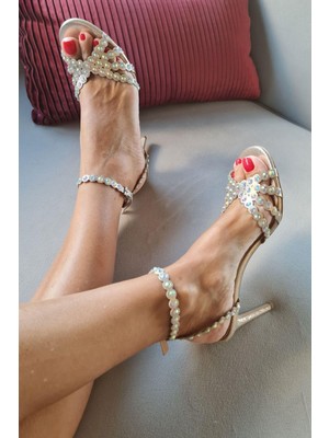 036 5200 Topukla Kadın Topuklu Abiye Ayakkabı