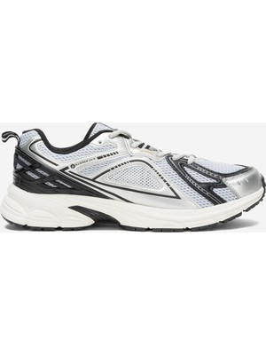 Hammer Jack Erkek Kalın Taban Fileli Sneaker Hj 25028M Gümüş/siyah